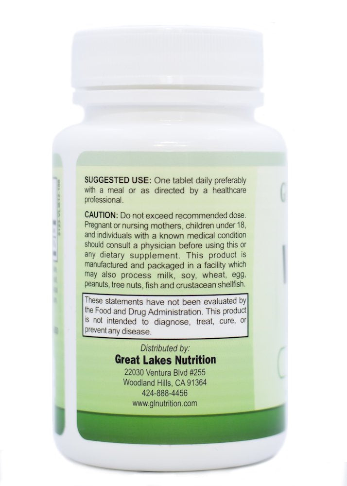 Great Lakes Nutrition Vitamin D3 68g supplement on a wooden table