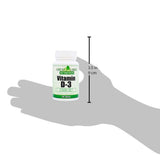 Great Lakes Nutrition Vitamin D3 68g supplement with a glass of water