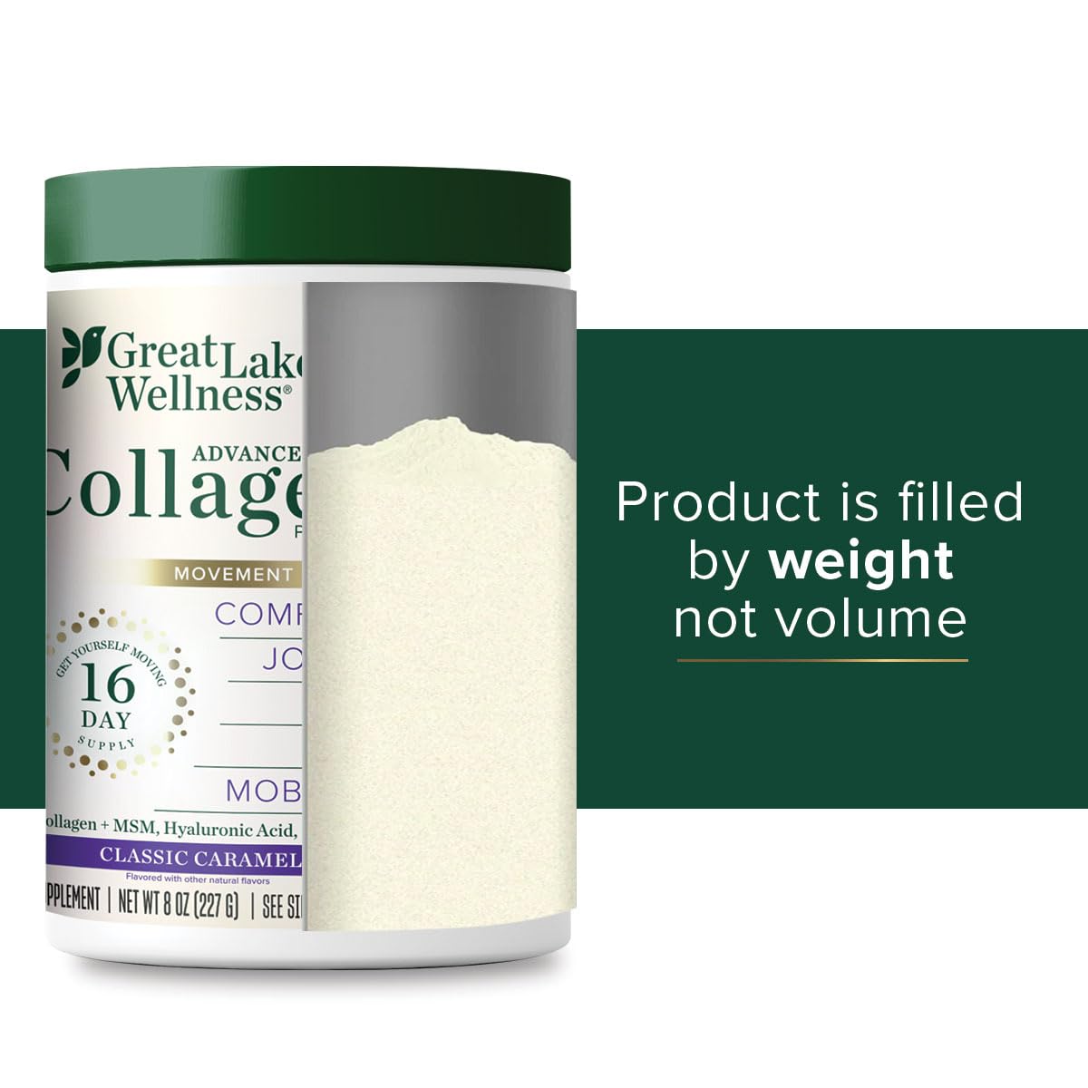 Great Lakes Wellness Advanced Collagen Peptides nutritional information