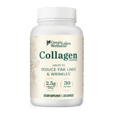 Great Lakes Wellness Collagen Peptides Capsules front view