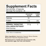 Great Lakes Wellness Collagen Peptides Capsules on a wooden table