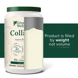 Great Lakes Wellness Collagen Peptides Powder mixed in a smoothie