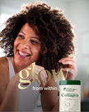 Great Lakes Wellness Collagen Peptides Powder scoop with powder