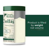 Great Lakes Wellness Collagen Powder 283g in a coffee