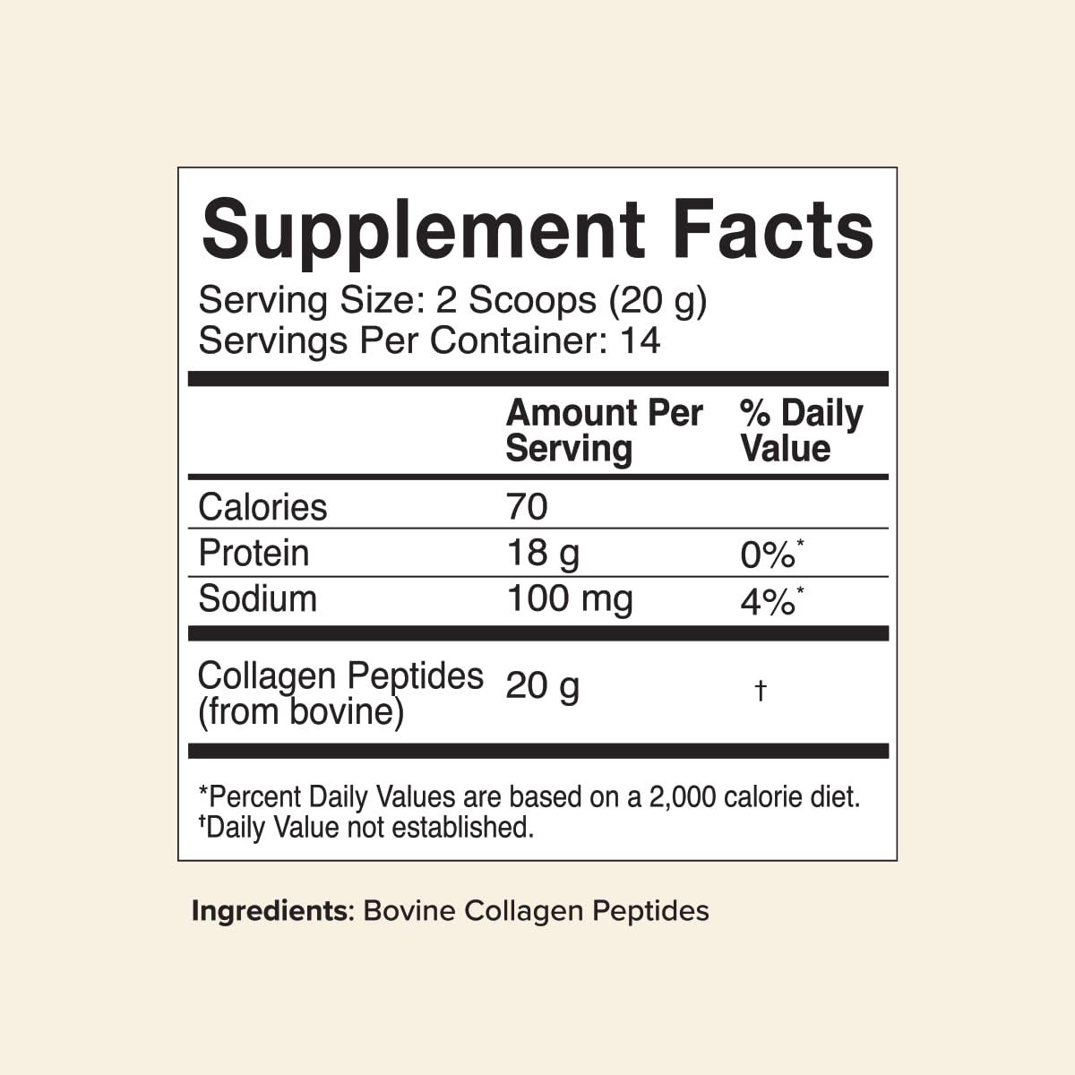 Great Lakes Wellness Collagen Powder 283g mixed in a smoothie