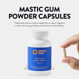Greco Gum Mastic Gum Capsules 500mg bottle side view