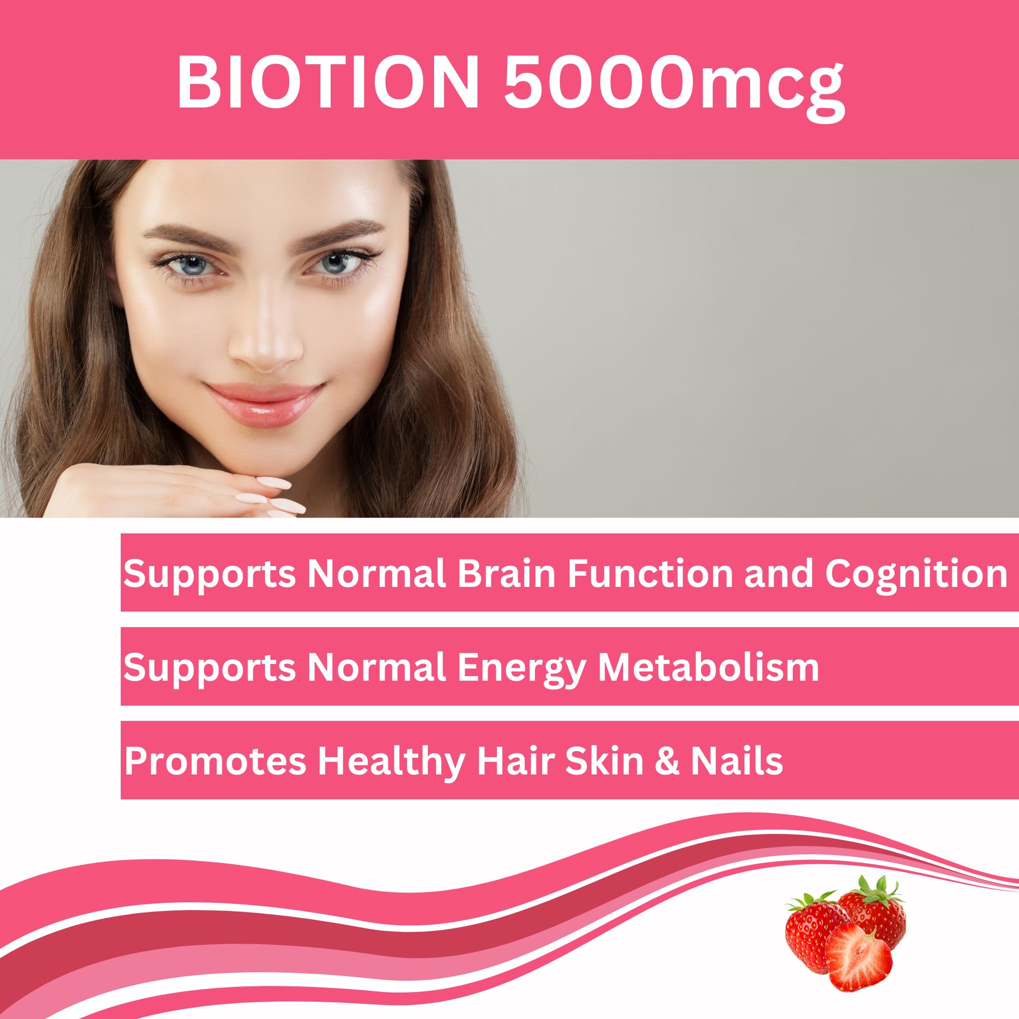 GREEN FIELD NUTRITIONS Halal Biotin Gummies bottle side view