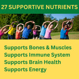 GREEN FIELD NUTRITIONS Halal Multivitamin tablets in a hand
