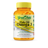 GREEN FIELD NUTRITIONS Halal Omega-3 Fish Oil 600mg softgels front view