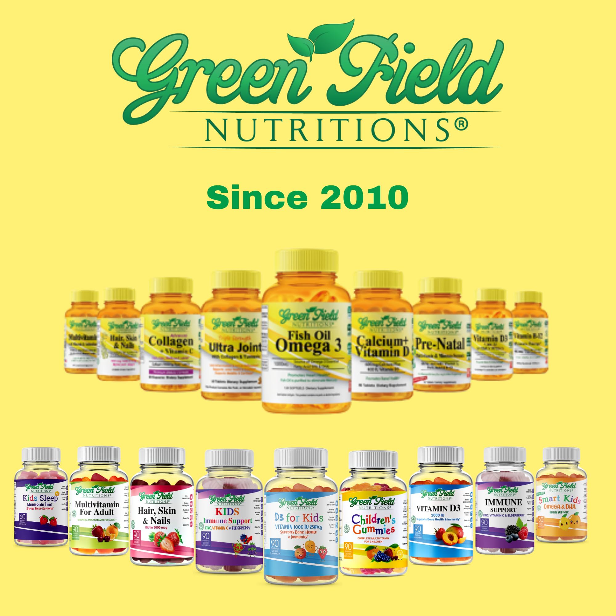 GREEN FIELD NUTRITIONS Halal Prenatal Vitamins with a glass of water