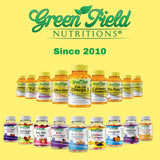 GREEN FIELD NUTRITIONS Halal Prenatal Vitamins with a glass of water