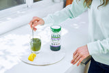 Green Foods Green Magma Organic Barley Grass Powder 358g side view