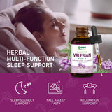 green Herb Vibe Herbal Sleep Drops 235g bottle side view