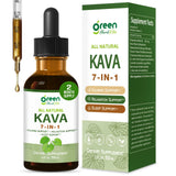 green Herb Vibe Kava Herbal Drops 144g bottle front view