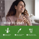 green Herb Vibe Kava Herbal Drops bottle and dropper