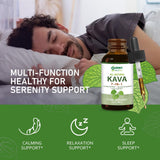 green Herb Vibe Kava Herbal Drops packaging with dimensions