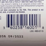 Green Hills Rena-Vite Multivitamin Tablets 100 Count back label