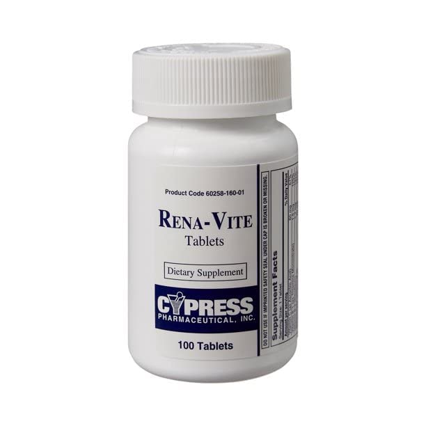 Green Hills Rena-Vite Multivitamin Tablets 100 Count front view