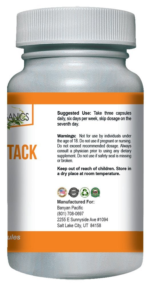 Green Organics PAGG Stack supplement packaging