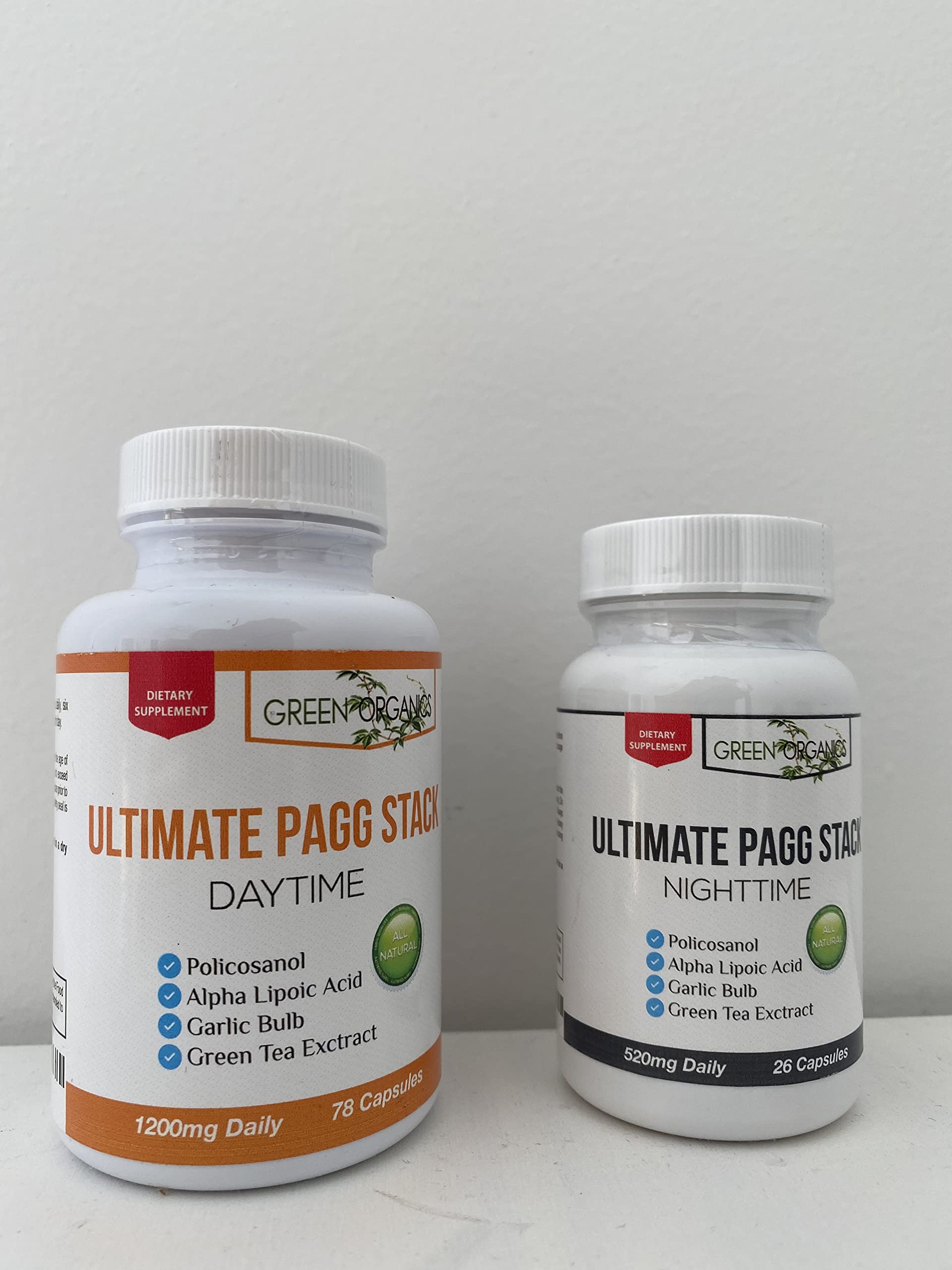 Green Organics PAGG Stack supplement with measuring spoon