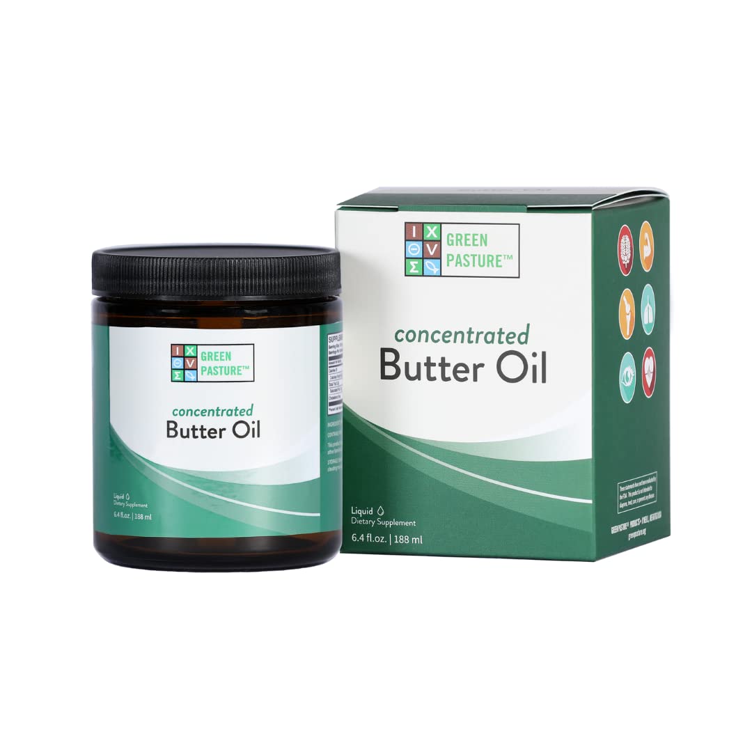 Green Pasture Concentrated Butter Oil 440g front view