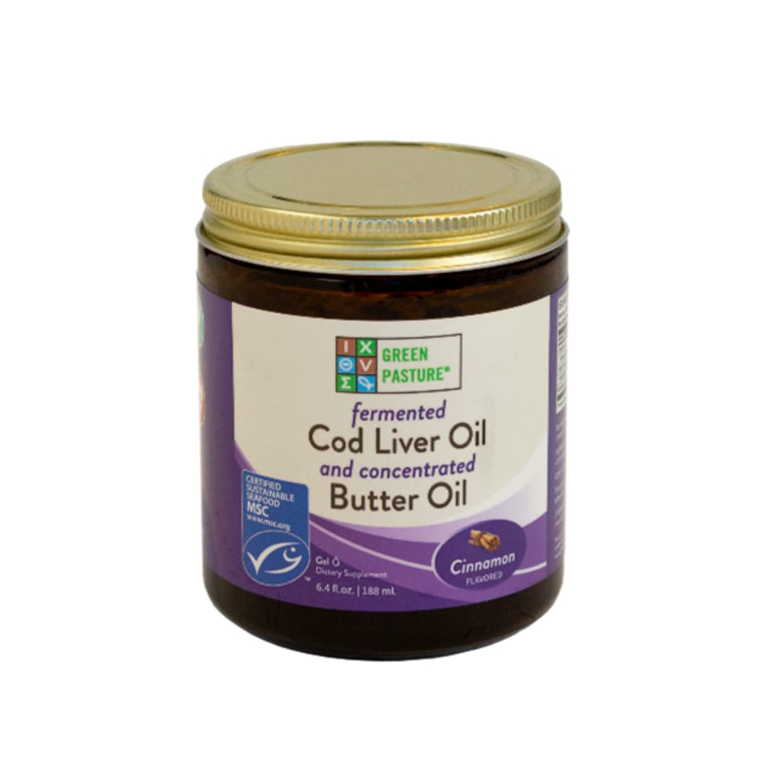 Green Pasture Fermented Cod Liver Oil Butter Blend 390g packaging