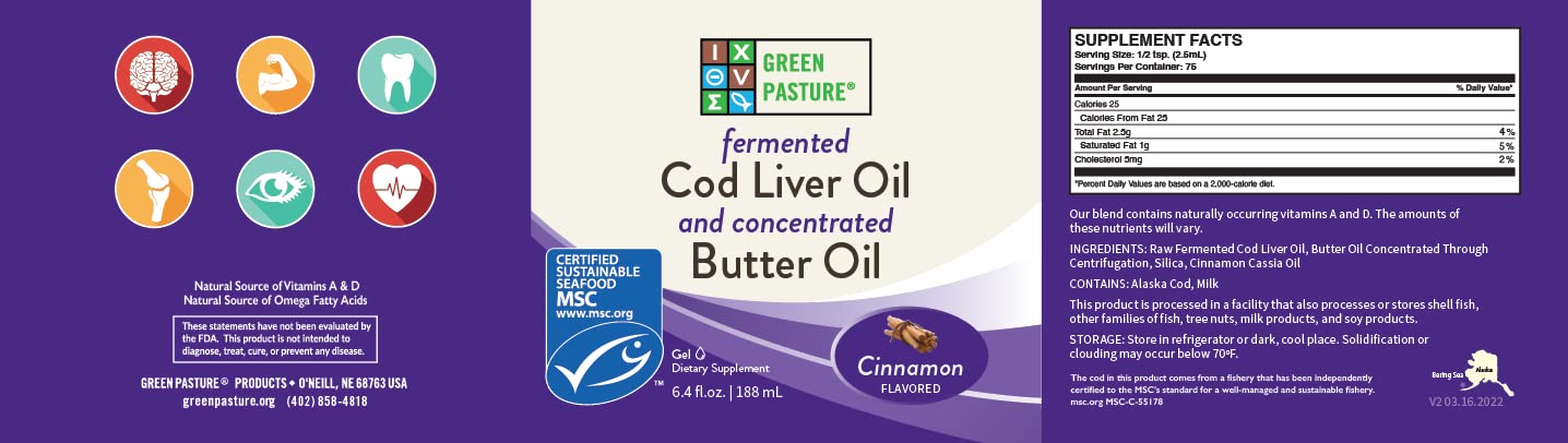 Green Pasture Fermented Cod Liver Oil Butter Blend in kitchen setting