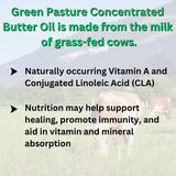 Green Pasture Wild Alaska Cod Liver Oil & Butter Oil Capsules with ingredients