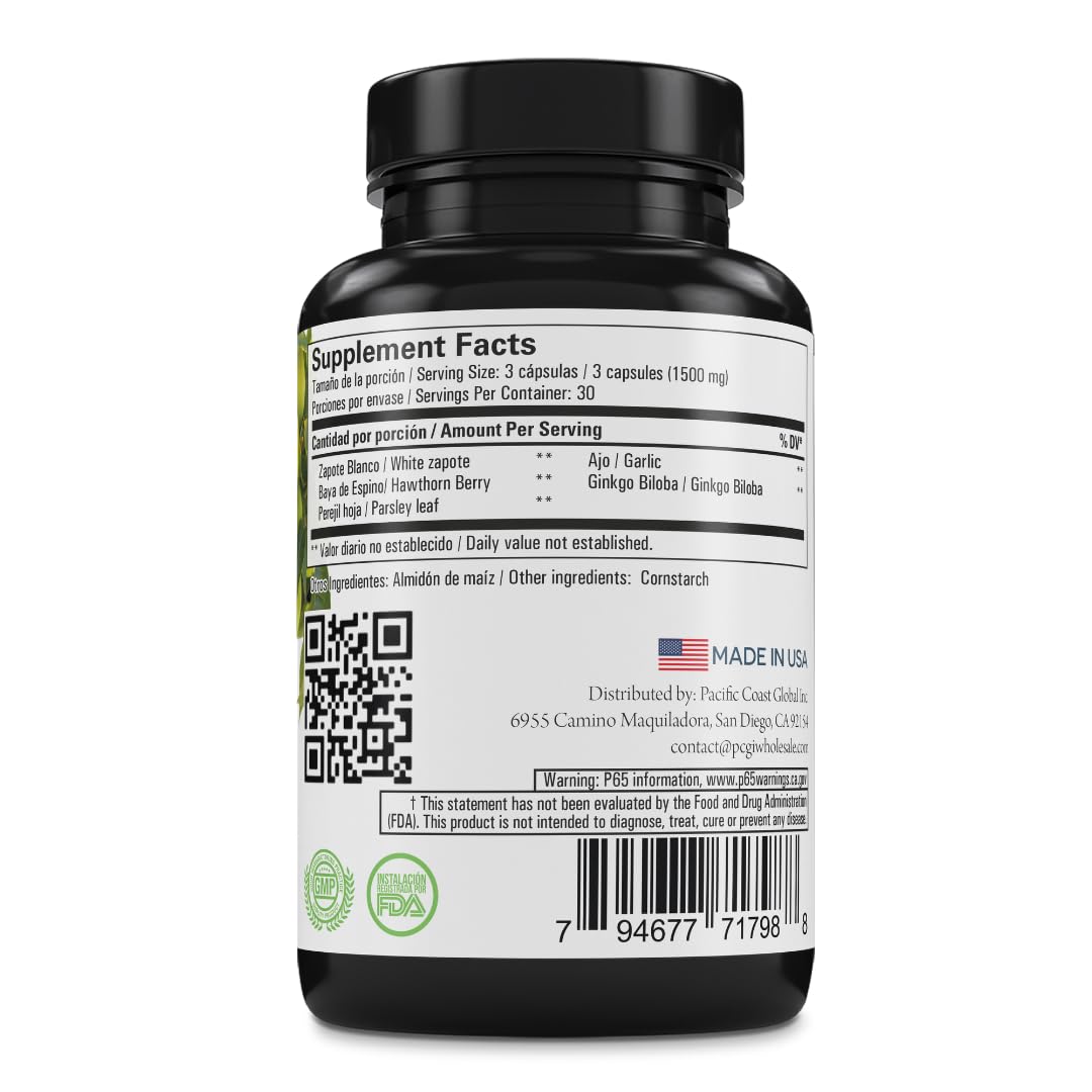 GREEN ROYALTY Herbal Supplement 1500mg side view with label