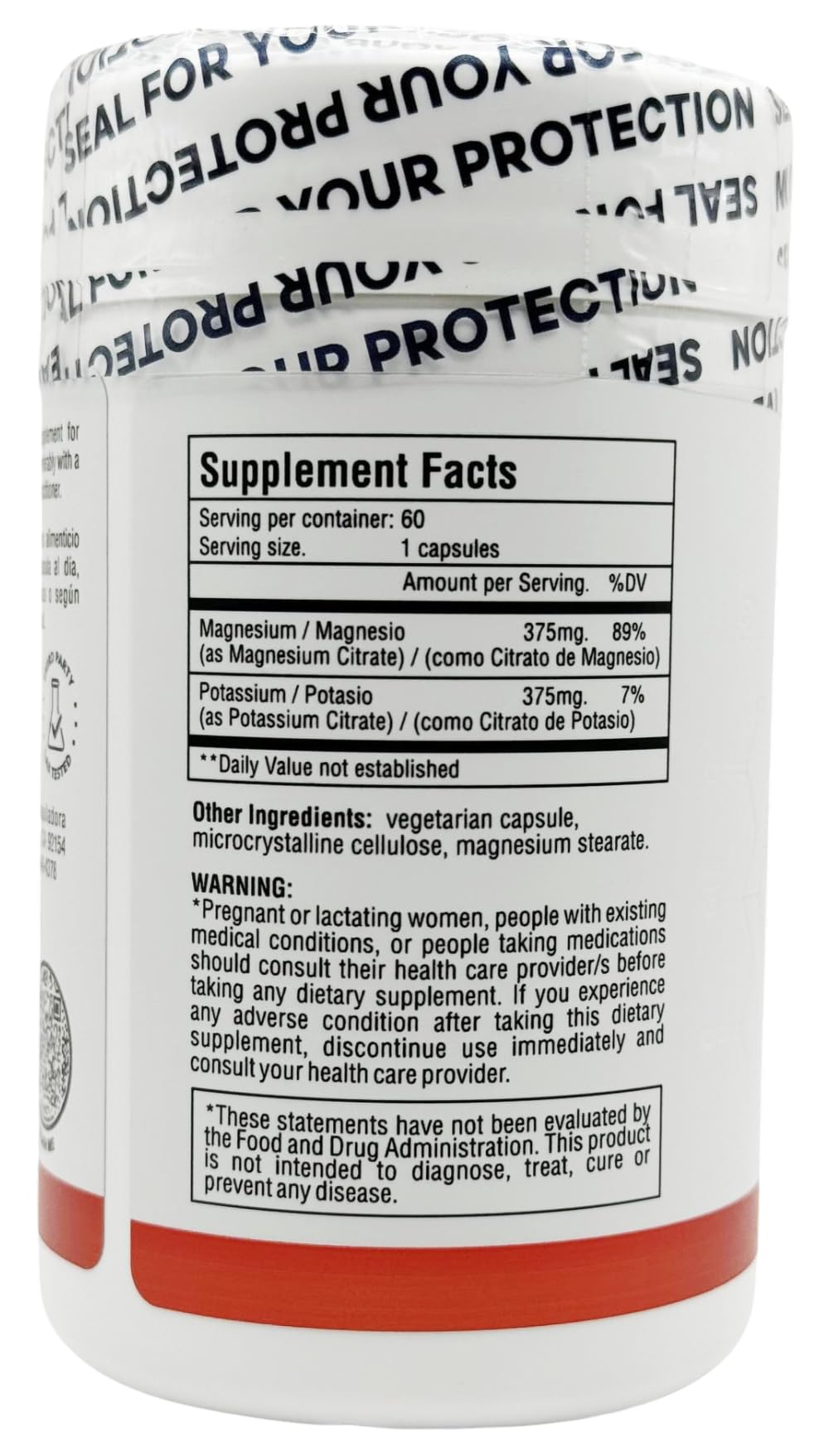 GREEN ROYALTY Magnesium Supplement 91g on a wooden table