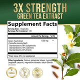 Green Tea Extract capsules close-up