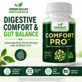 GREEN VALLEY NATURALS ComfortPro Probiotic Supplement back view