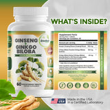 GreeNatr Ginseng Supplement bottle with a measuring spoon