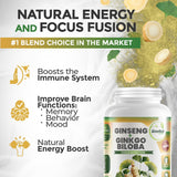 GreeNatr Ginseng Supplement tablets in a hand
