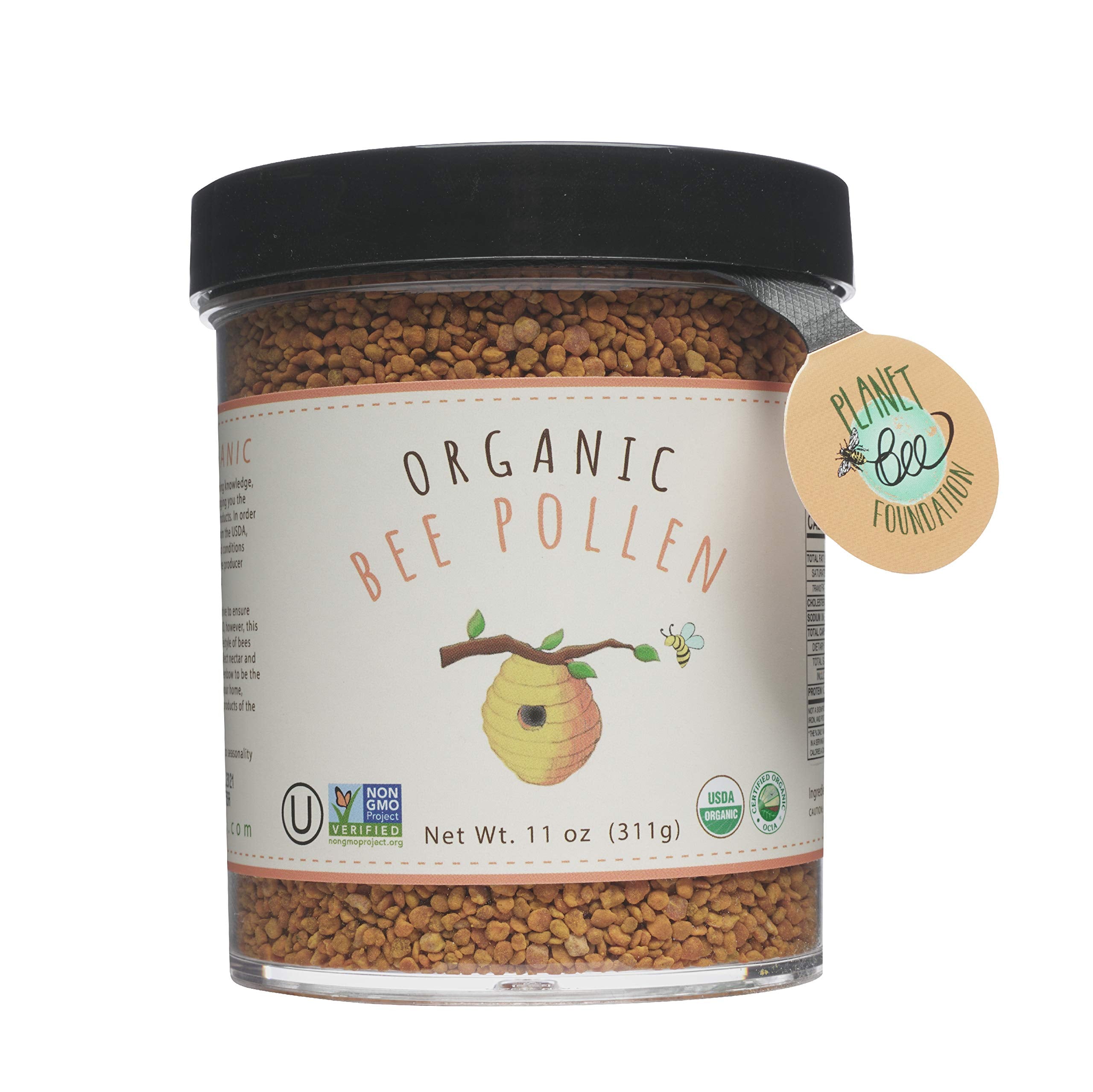 Greenbow Organic Bee Pollen 445g front view