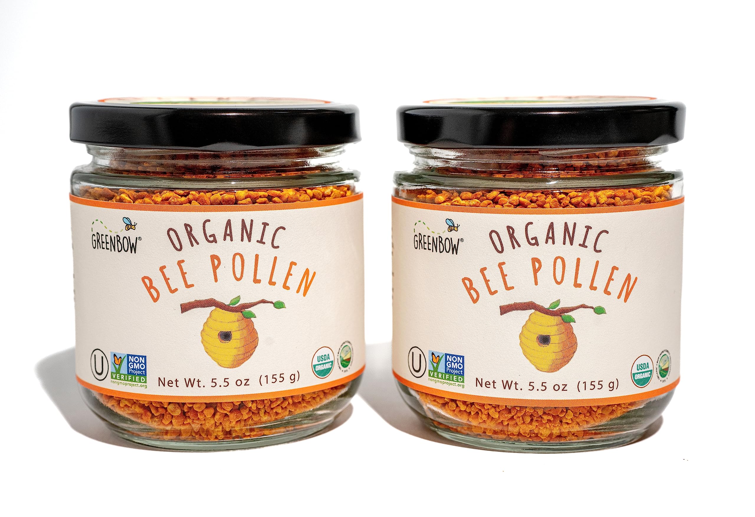 Greenbow Organic Bee Pollen 680g front view