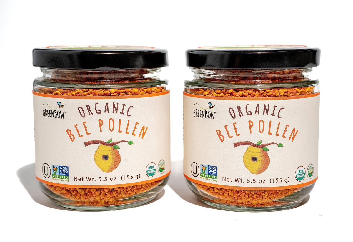 Greenbow Organic Bee Pollen 680g front view