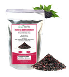 Greenhilltea Elderberry Fruit Tea Blend served iced