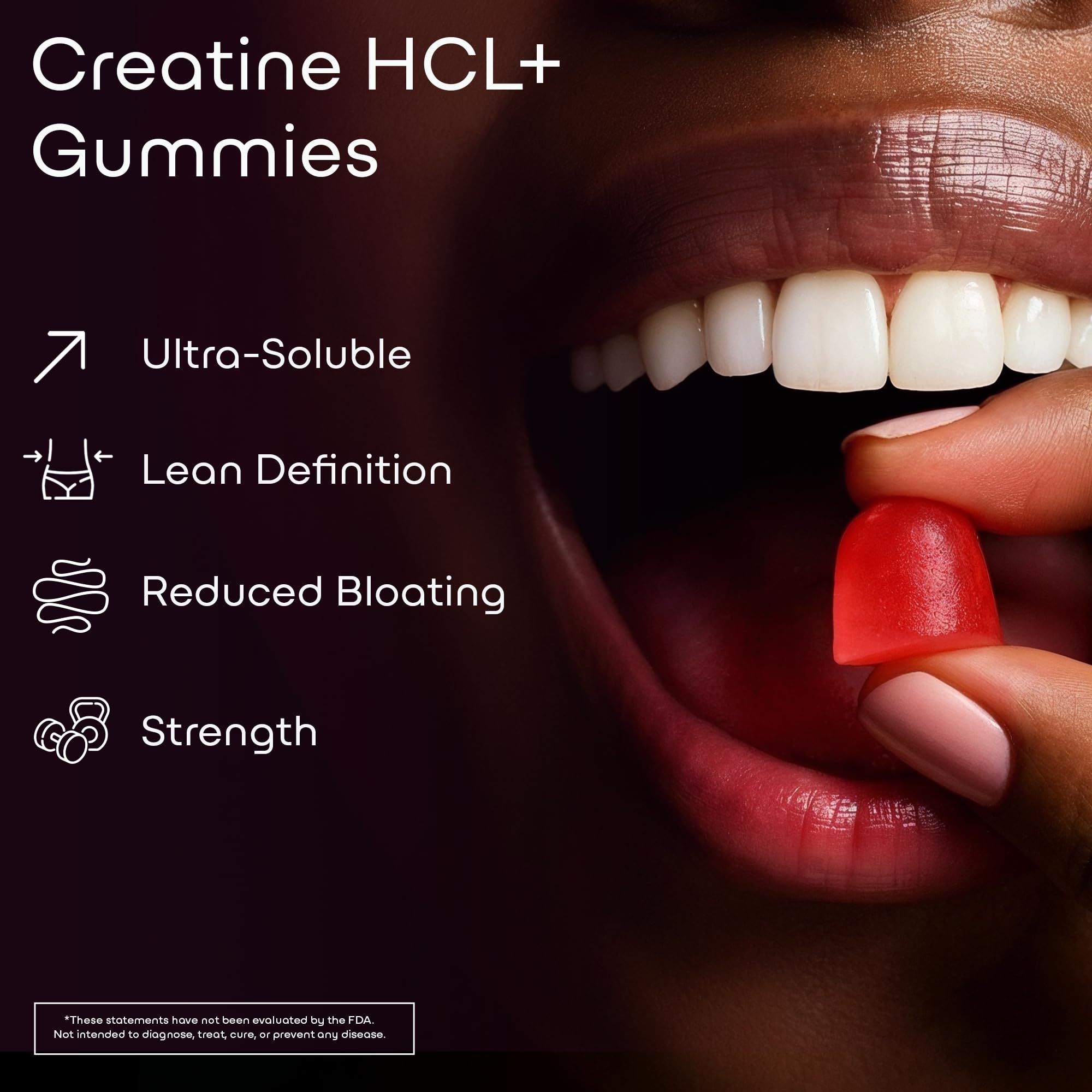 GreenLab Creatine HCL+ Gummies packaging side view