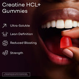GreenLab Creatine HCL+ Gummies packaging side view