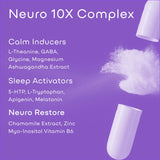 GreenLab Neuro Sleep+ bottle with dosage instructions