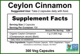 GreenPacks Organic Ceylon Cinnamon Capsules side view