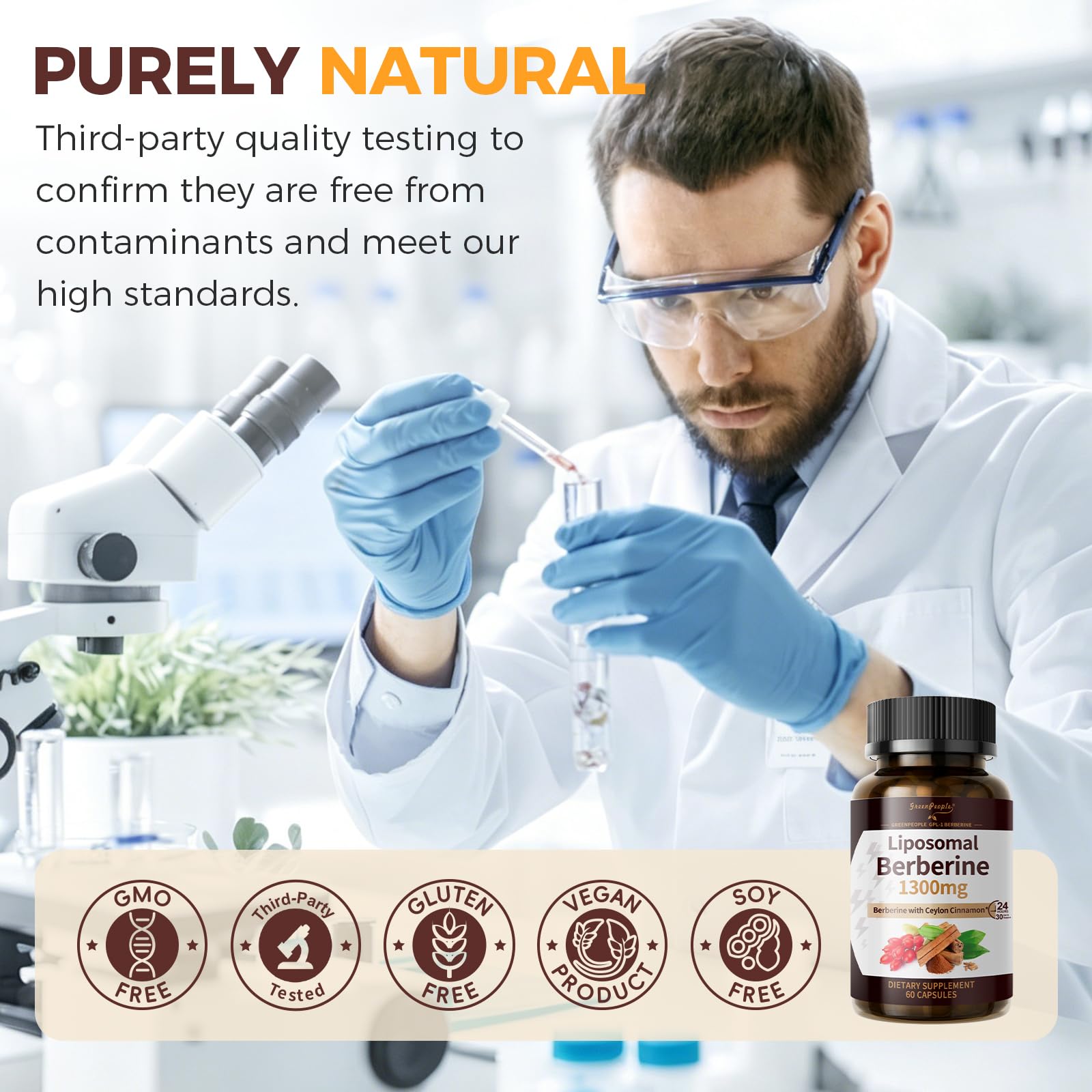 GREENPEOPLE Berberine HCl Supplement lifestyle scene