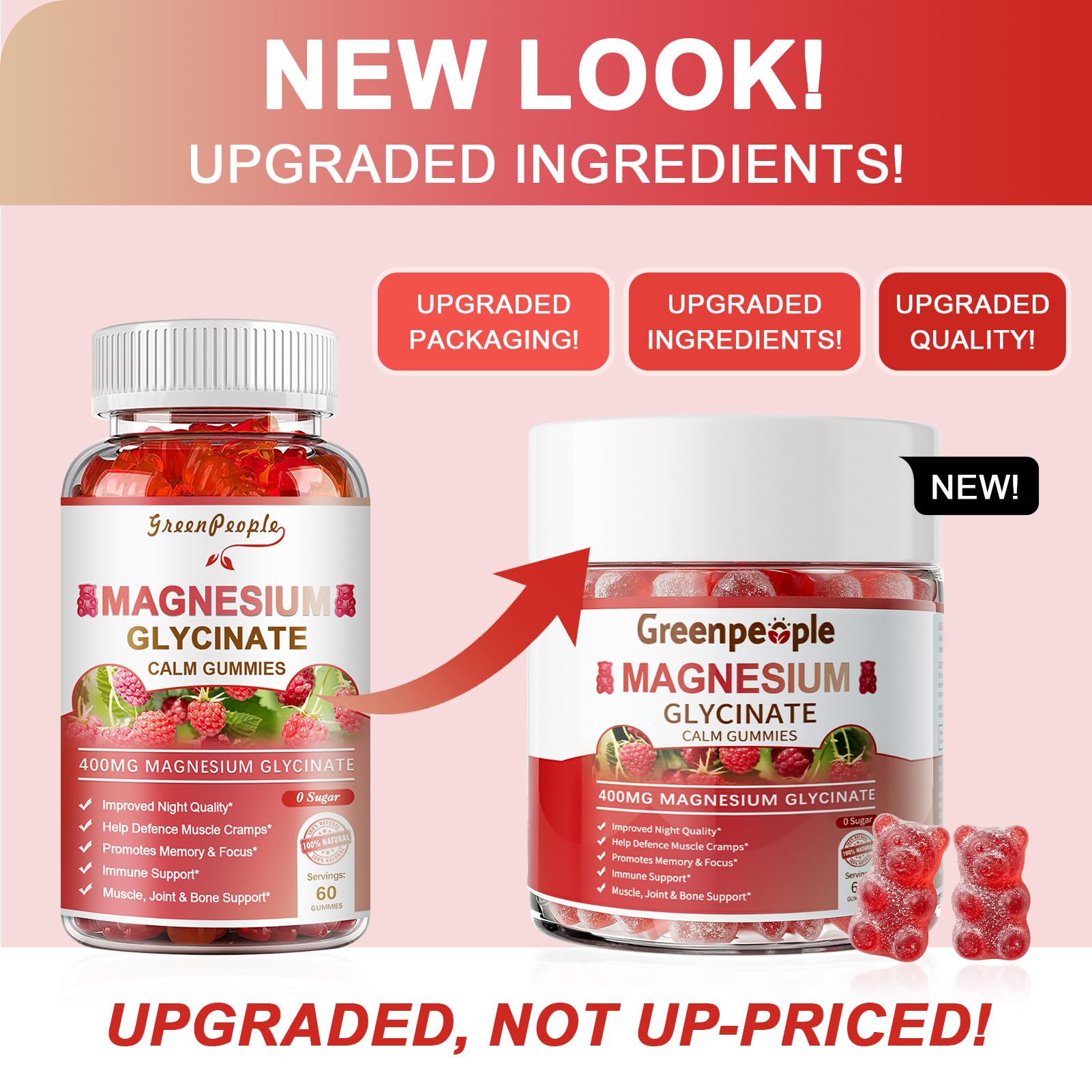 GREENPEOPLE Calcium Magnesium Gummies ingredients list