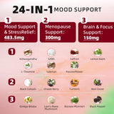 GREENPEOPLE Herbal Supplement 24-in-1 capsule close-up