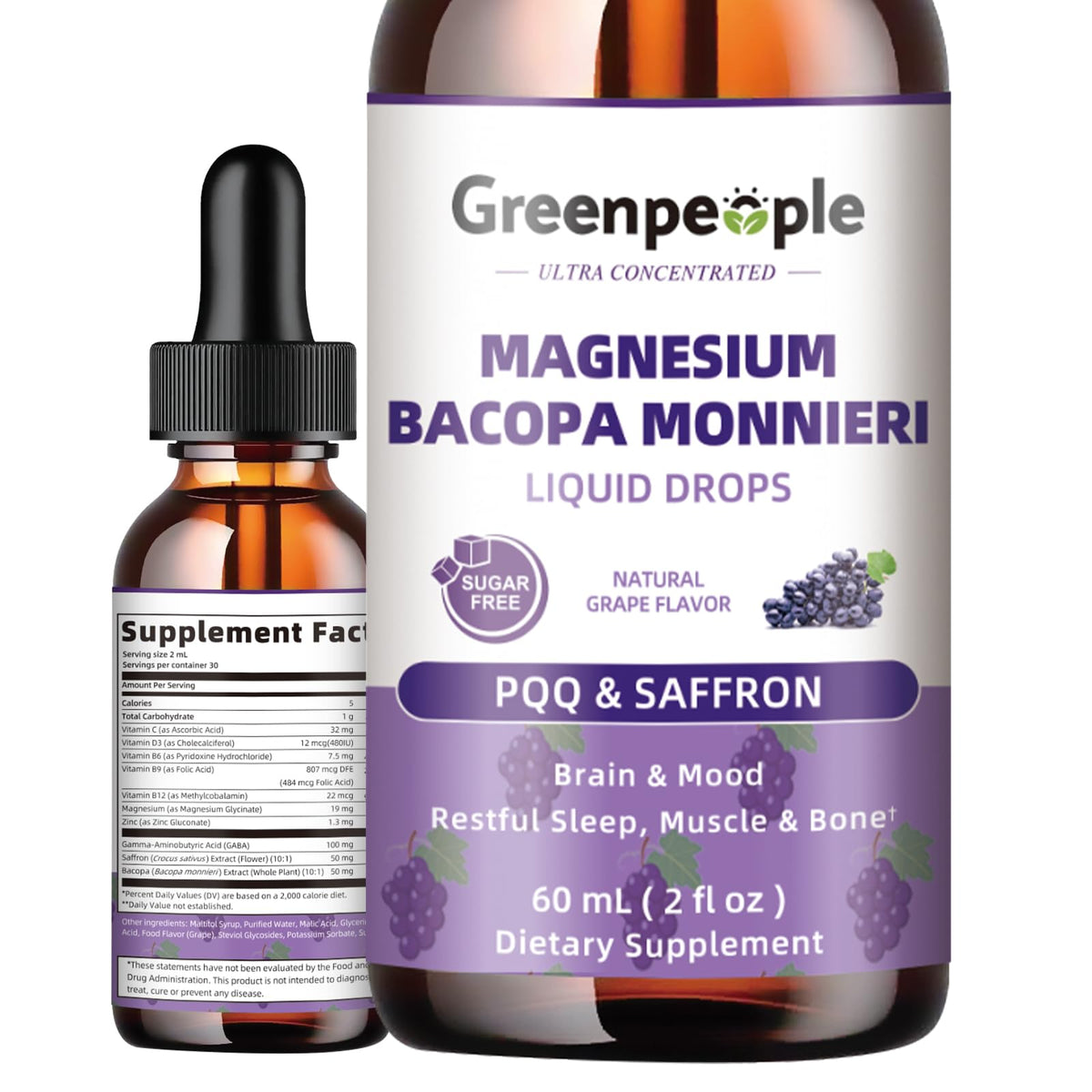 GREENPEOPLE Magnesium Complex Liquid 145g front view