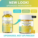 GREENPEOPLE Magnesium Glycinate Gummies on a kitchen counter