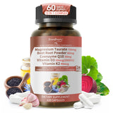 GREENPEOPLE Magnesium Taurate Capsules front view with packaging