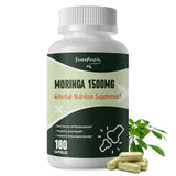 GREENPEOPLE Moringa Capsules front view with label