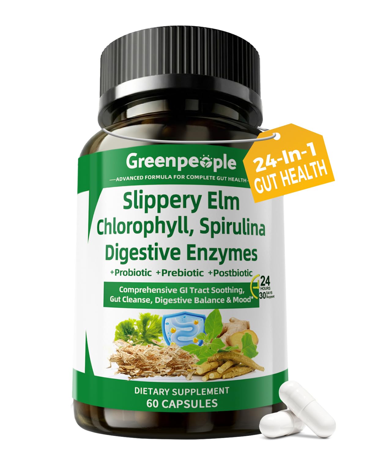 GREENPEOPLE Multi-Enzyme a daily routine Capsules front view